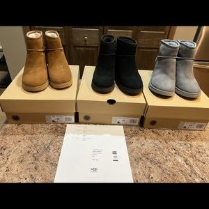 BRAND NEW UGG Femme Mini Boots.Never worn Sz 5.5🧡